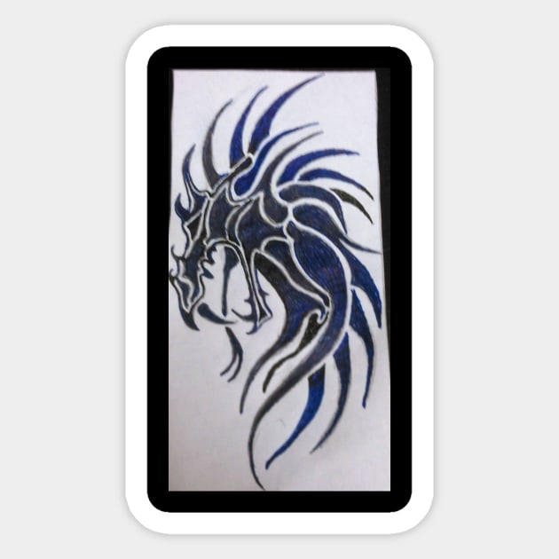 Dragon tatt Sticker by ZOMBIES INCORPORATED 2022